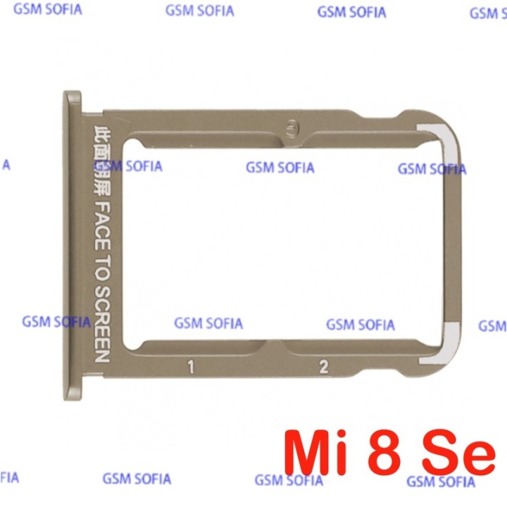 Bandeja de Tarjeta SIM para Xiaomi Mi 8 SE - Oro