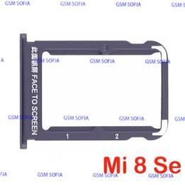 Bandeja de Tarjeta SIM para Xiaomi Mi 8 SE - negro
