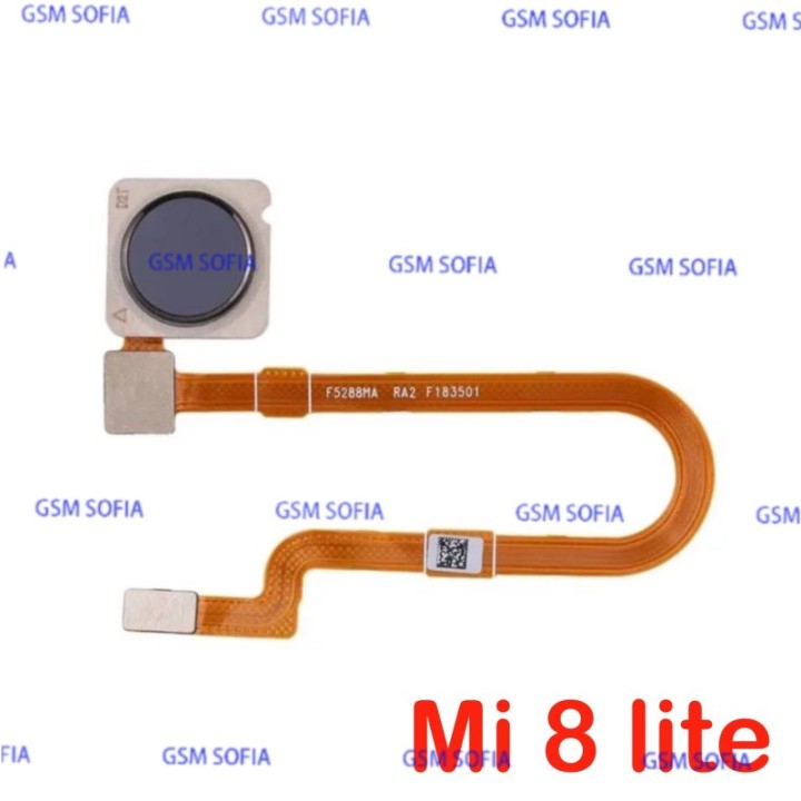 Flex Boton Home Y Lector Huella Para Xiaomi Mi8 Lite / Mi 8 Lite - Negro