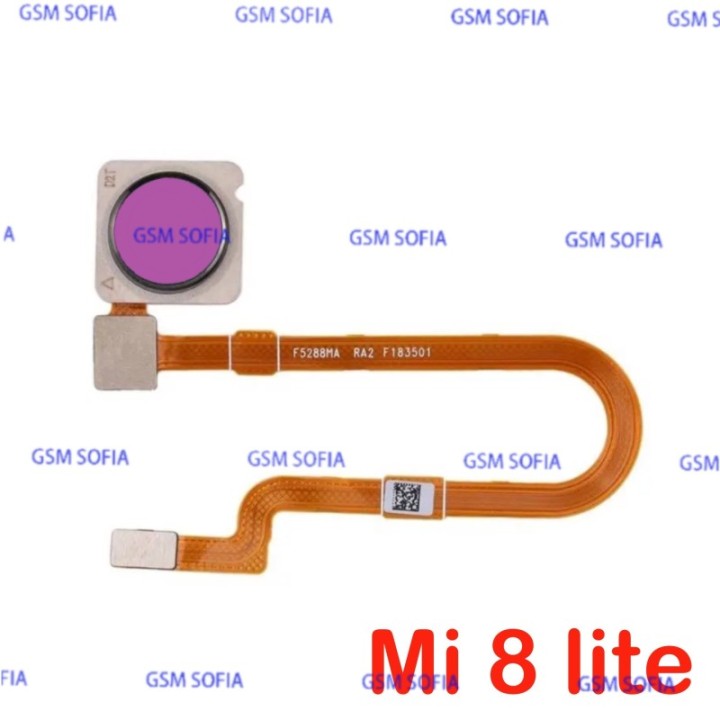 Flex Boton Home Y Lector Huella Para Xiaomi Mi8 Lite / Mi 8 Lite - rosa