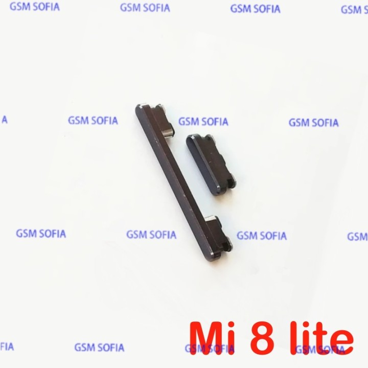 botones laterales para Xiaomi Mi 8 Lite negro