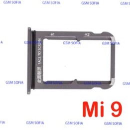 Bandeja Sim + Micro SD Para Xiaomi Mi9 / Mi 9 - Negro