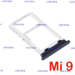 Bandeja SIM+Tarjeta Micro SD Para Xiaomi Mi 9 Lite / Mi 9lite - Negro