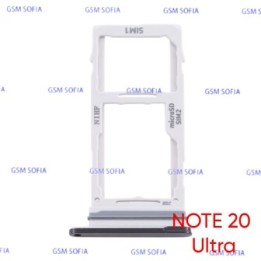 Bandeja Sim+Micro SD Para SAMSUNG GALAXY NOTE 20 Ultra / N985 - Negro