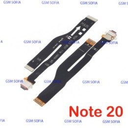 Flex conector carga y flex LCD puente de conectar placa para Samsung Galaxy  NOTE 20 / N980