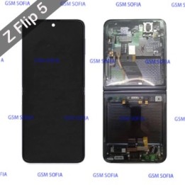 Pantalla completa original con marco para Samsung Galaxy Z Flip 5 5G / F731B - Negra