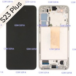 Pantalla completa original Para Samsung Galaxy S23 Plus / S916 - Crema