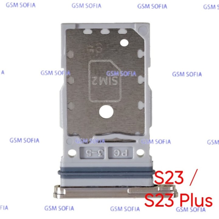 Bandeja Sim para Samsung Galaxy S23 5G S911 / S23 Plus S917 - Oro