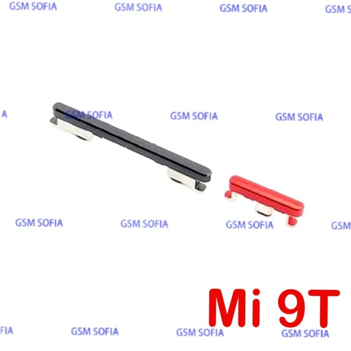BOTONES LATERALES PARA Xiaomi Mi 9T / REDMI K20 /REDMI K30 / Mi 9T Pro - Negro