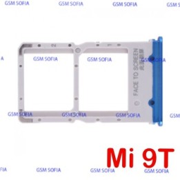 Bandeja SIM Doble Para Xiaomi Mi 9T / Mi 9T Pro - Azul