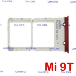 Bandeja SIM Doble Para Xiaomi Mi 9T / Mi 9T Pro - Rojo