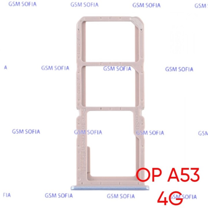 Bandeja Sim para  Oppo A53 4G / CPH2127 / CPH2131 - Azul