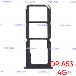 Bandeja Sim para  Oppo A53 4G / CPH2127 / CPH2131 - Negro