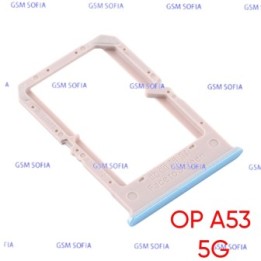 Bandeja Sim para  Oppo A53 5G / PECM30 - Azul