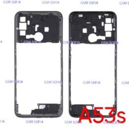 Chasis Externa / Marco Lateral para Oppo A53s / CPH2135 - Negro