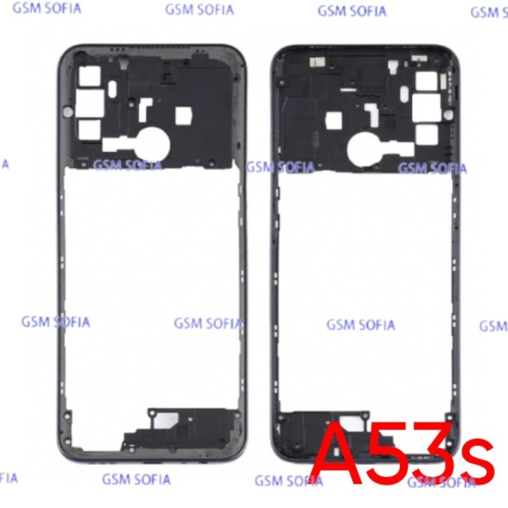 Chasis Externa / Marco Lateral para Oppo A53s / CPH2135 - Negro