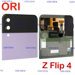 Tapa trasera superior con Pantalla Externa para Samsung Galaxy Z Flip 4 / F721B - lila