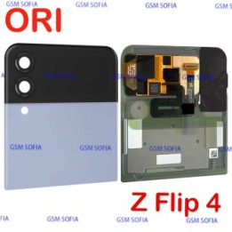 Tapa trasera superior con Pantalla Externa para Samsung Galaxy Z Flip 4 / F721B - Azul