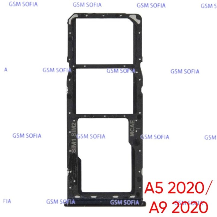 Bandeja Sim + Micro SD para Oppo A5 2020 CPH1931 / Oppo A9 2020 CPH1941- Negro