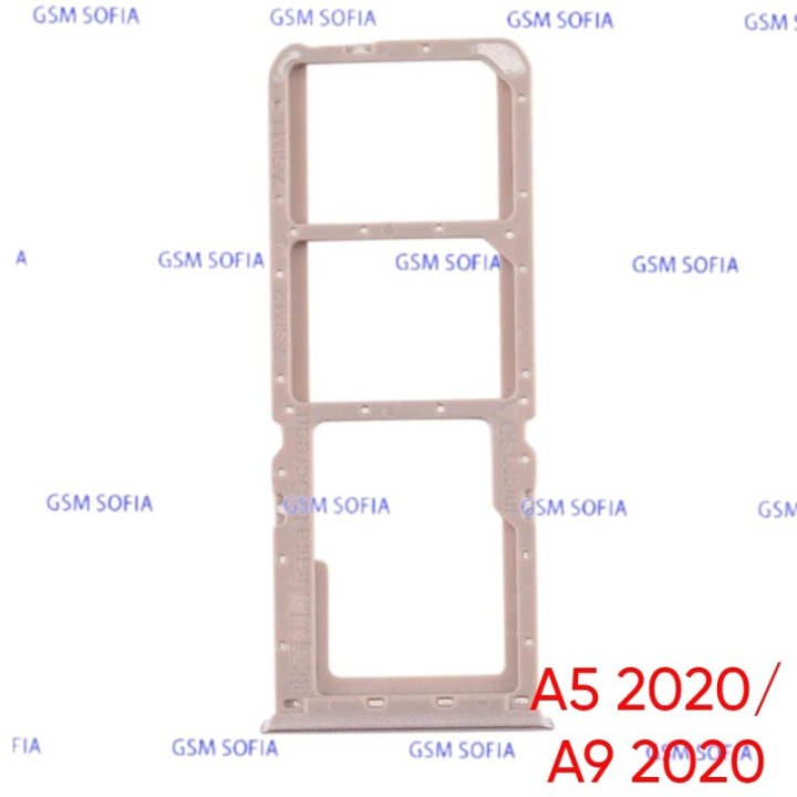 Bandeja Sim + Micro SD para Oppo A5 2020 CPH1931 / Oppo A9 2020 CPH1941- Rosa