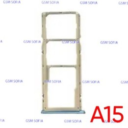 Bandeja Sim + Micro SD para Oppo A15 / CPH2185- Azul