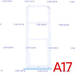 Bandeja Sim + Micro SD para Oppo A17 / CPH2477- Azul