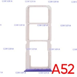 Bandeja Sim + Micro SD para Oppo A52 / CPH2069- Azul