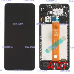 Pantalla Completa original con marco para Samsung Galaxy A12 2021 / A127F VERSION : BOE F.AMARILLO