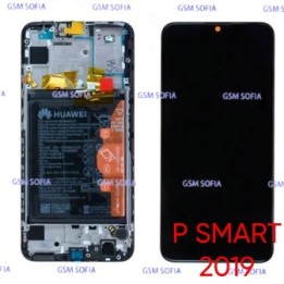 Servipack Pantalla Completa original con marco y bateria para Huawei P Smart 2019 - Negro