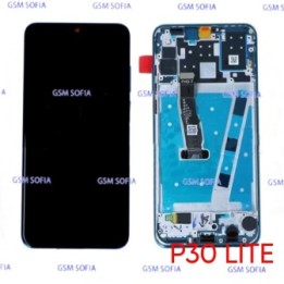 Pantalla Completa Calidad Extra con marco sin bateria para Huawei P30 Lite - Negro