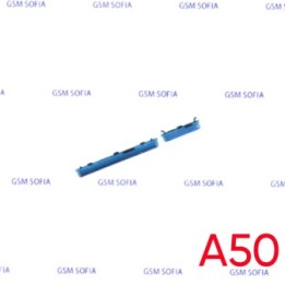 Boton lateral Power + Volumen para Samsung Galaxy A50 / A505F - Azul