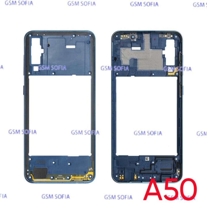Chasis Externa / Marco Lateral  para Samsung Galaxy A50 / A505F - Azul