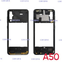 Chasis Externa / Marco Lateral  para Samsung Galaxy A50 / A505F - Negro