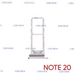 Bandeja Sim para Samsung Galaxy Note 20 / N980 - Plata