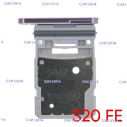 Bandeja sim para Samsung Galaxy S20 Fe / G780 / G781 - Rosa