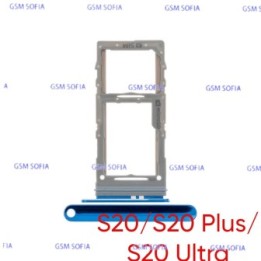 Bandeja sim para Samsung Galaxy S20 G980 / S20 Plus G985 / S20 Ultra G988 - Azul