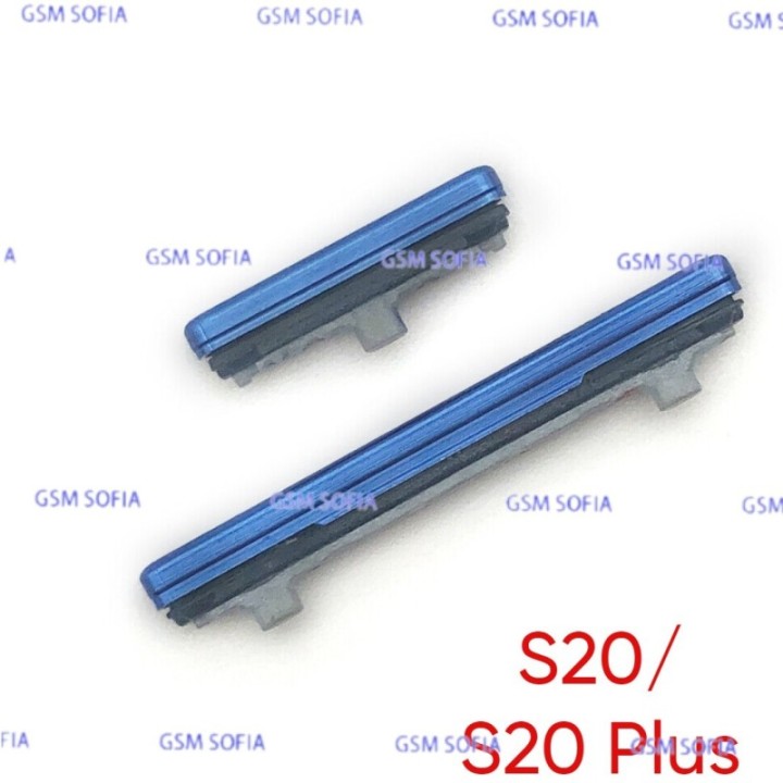 Boton lateral Power + Volumen para Samsung Galaxy S20 G980 / S20 Plus G985 - Azul