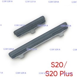 Boton lateral Power + Volumen para Samsung Galaxy S20 G980 / S20 Plus G985 - Negro