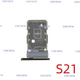 Bandeja sim para Samsung Galaxy S21 / G991 - Negro