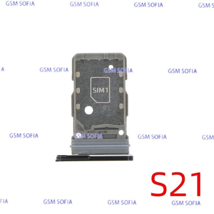 Bandeja sim para Samsung Galaxy S21 / G991 - Negro