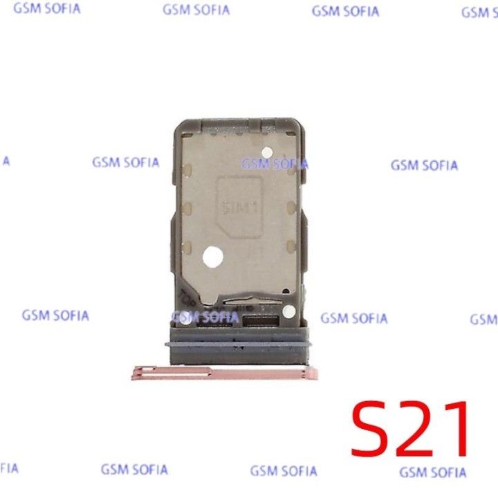 Bandeja sim para Samsung Galaxy S21 / G991 - Rosa