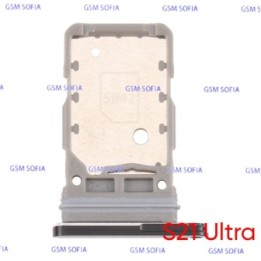 Bandeja sim para Samsung Galaxy S21 Ultra / G998 - Negro