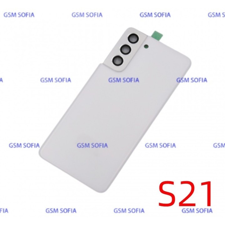 Tapa trasera con Lente  para Samsung Galaxy S21 / G991  - Blanco