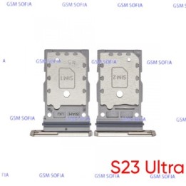 Bandeja sim Samsung Galaxy S23 Ultra / S918 - Blanco