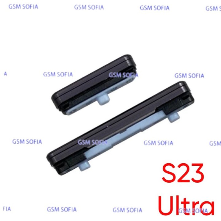 Boton lateral Power + Volumen  para Samsung Galaxy S23 Ultra / S918- Negro