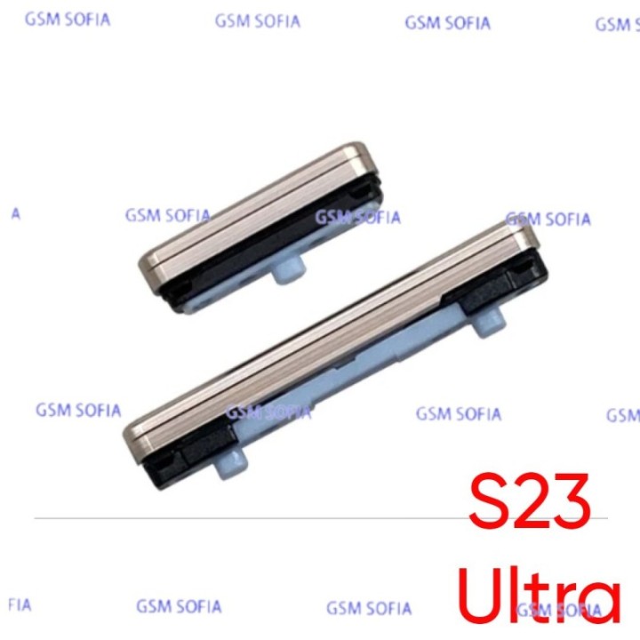 Boton lateral Power + Volumen  para Samsung Galaxy S23 Ultra / S918- Oro