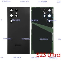 Tapa Trasera con Lente para  Samsung Galaxy S23 Ultra / S918 - Negro
