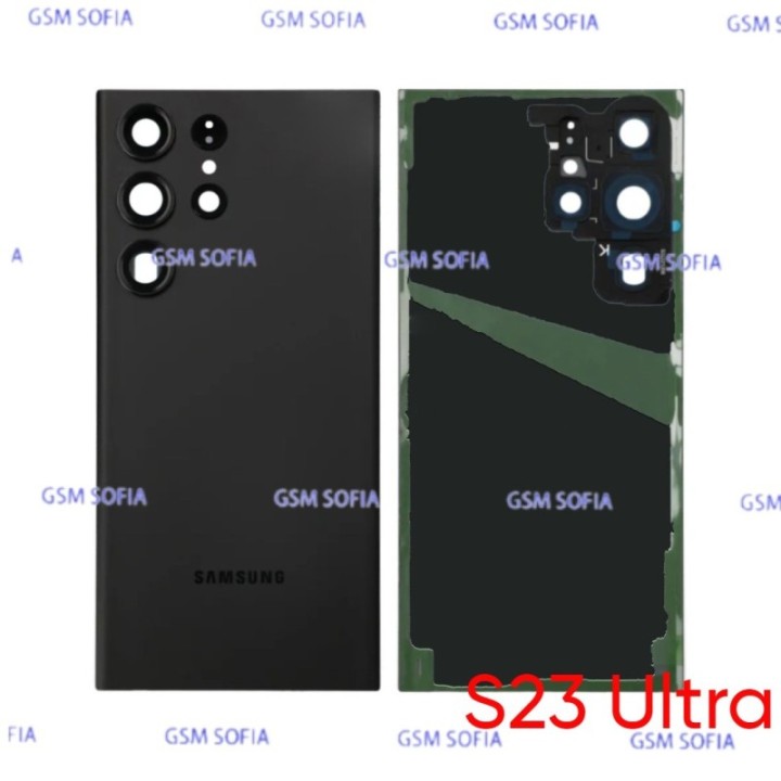 Tapa Trasera con Lente  para  Samsung Galaxy S23 Ultra / S918 - Negro