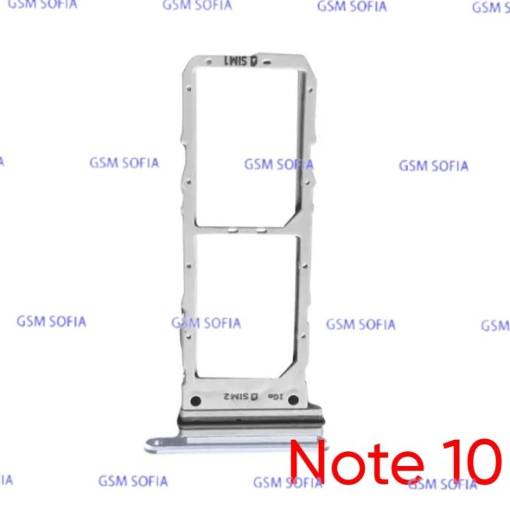 Bandeja Sim para Samsung Galaxy Note 10 / N970 - Blanco