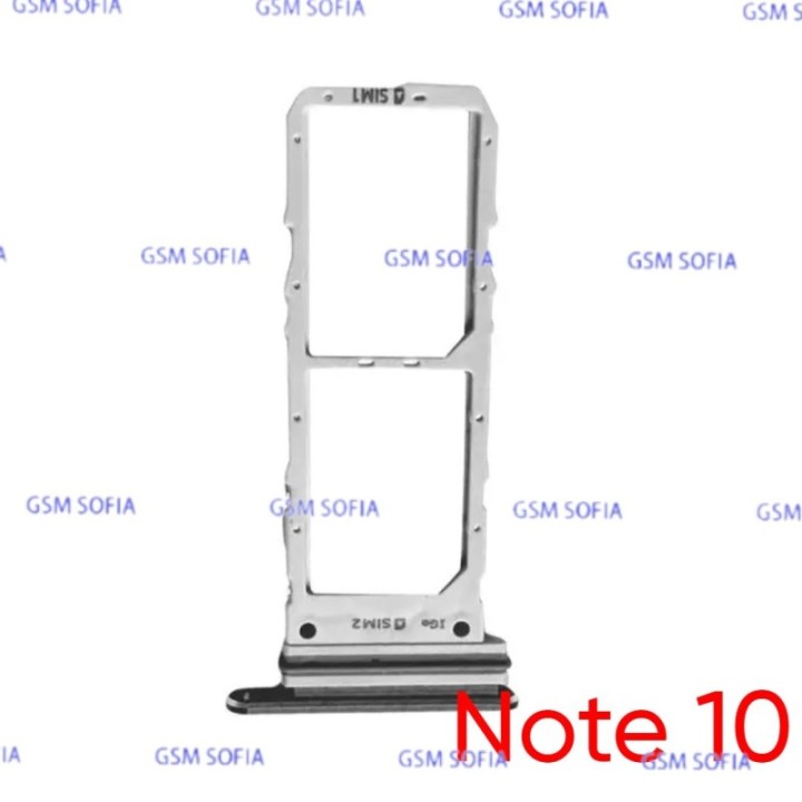 Bandeja Sim para Samsung Galaxy Note 10 / N970 - Negro